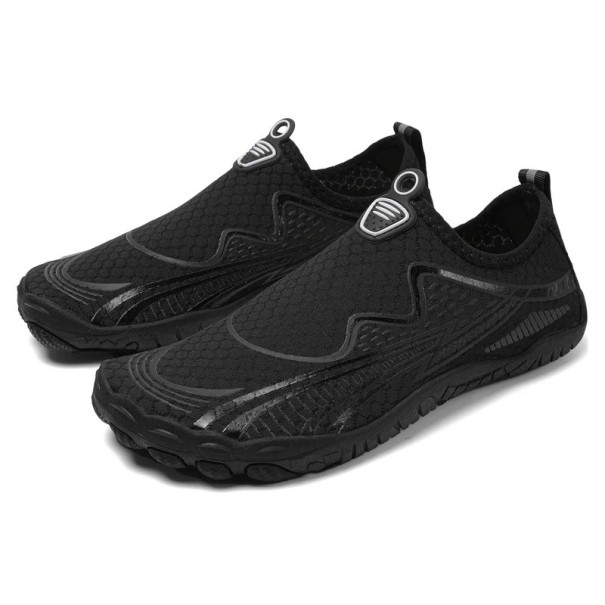 Waterdichte schoenen unisex Polyester Nylon Antislip Lichtgewicht Sneldrogend Strand Surfen Watersport Veilige zool zwart 44