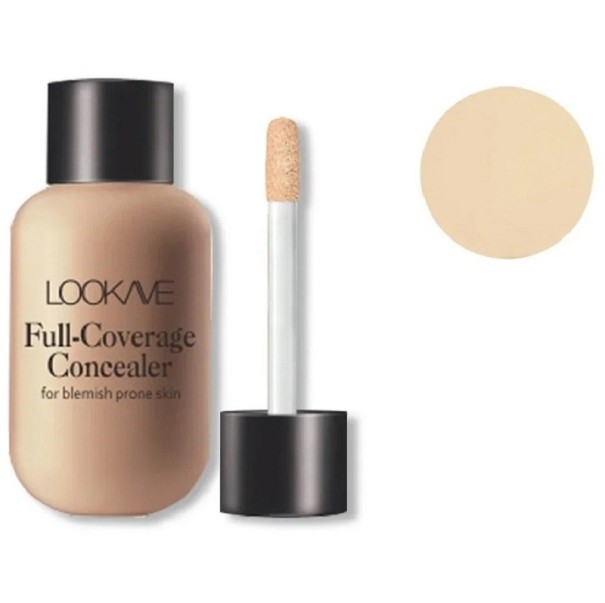 Waterdichte vloeibare concealer voor onvolkomenheden in het gezicht Concealer voor volledige dekking van donkere kringen onder de ogen, acne, littekens en roodheid Make-up met hoge dekking voor een onvolmaakte huid 12 ml 3