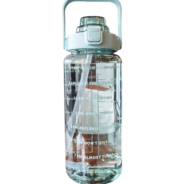 Waterfles 2 l P3665 lichtgroen