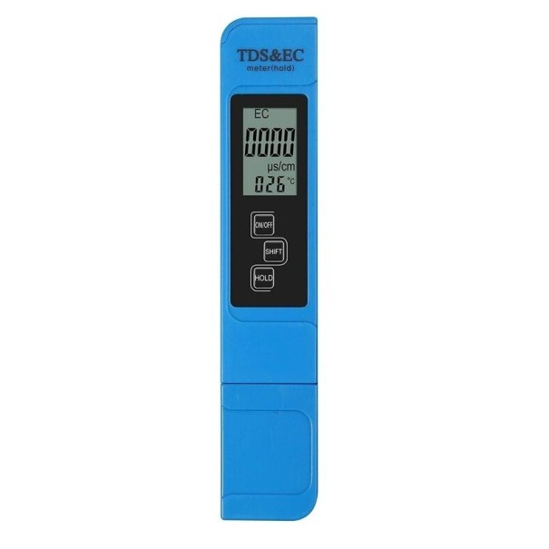 Waterkwaliteitsmeter blauw
