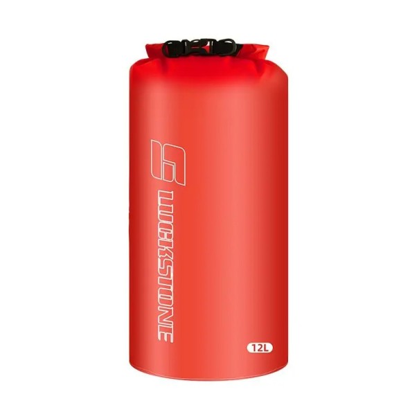 Waterproof Dry Bag 12l Red Ultralight Polyester Taffeta Bag for Clothing for Rafting, Kayaking, Swimming, Hiking and Water Sports 1
