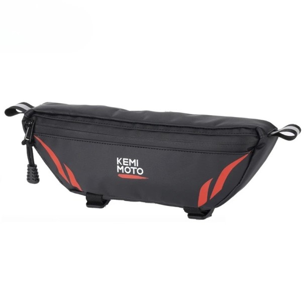 Waterproof Handlebar Bag 31.9x10.49 cm Motorcycle Bag for BMW Tool Storage PVC Travel Bag Motorcycle Accessories red