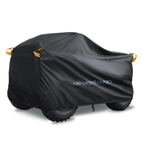 Waterproof Protective Cover for Quad Bike 256 x 110 x 120 cm Durable Cover for ATV Protection Against Rain Snow Dust Sun UV Radiation black