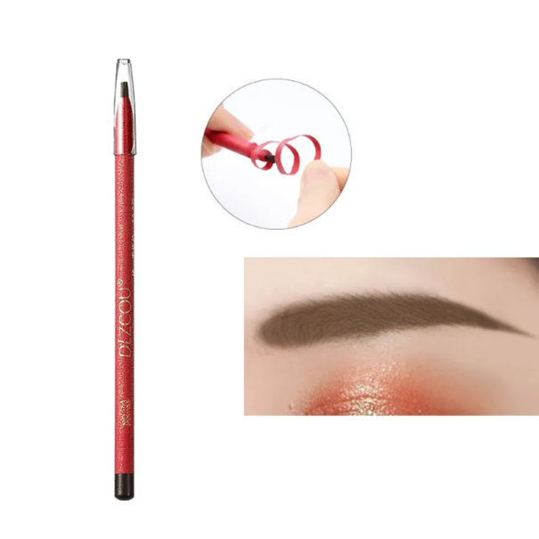 Waterproof wenkbrauwpotlood Langdurig effect Precieze make-up Vlekbestendig Zachte textuur Gemakkelijk aan te brengen Natuurlijke look bruin