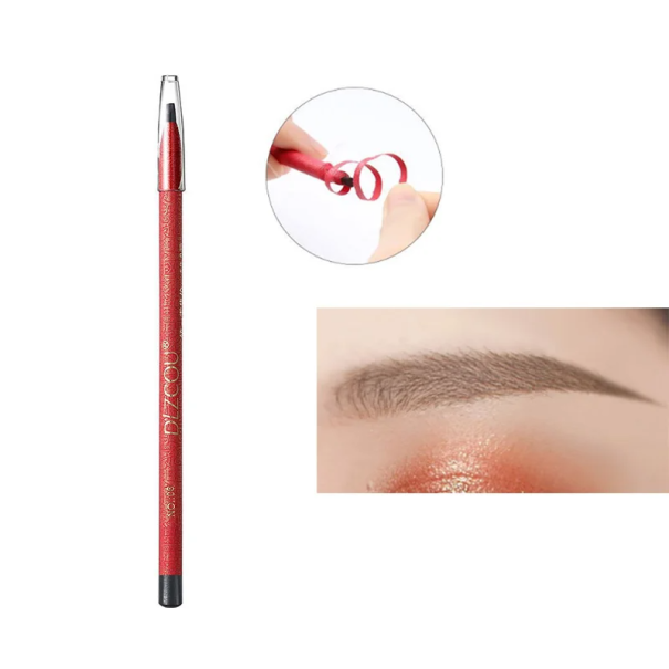 Waterproof wenkbrauwpotlood Langdurig effect Precieze make-up Vlekbestendig Zachte textuur Gemakkelijk aan te brengen Natuurlijke look koffiekleur