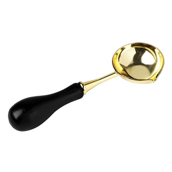 Wax Seal Melting Spoon black