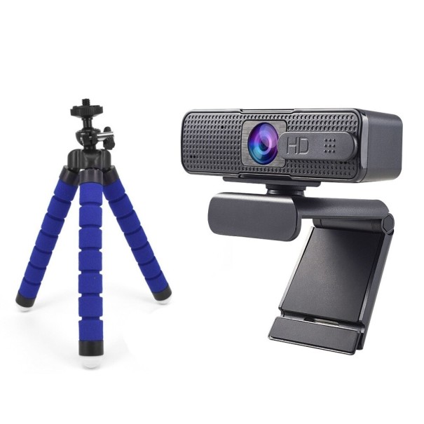 Webcam avec trépied K2378 bleu
