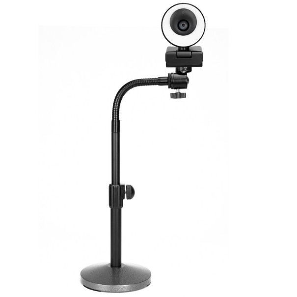 Webcam con illuminazione e supporto 3