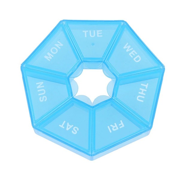 Weekly Pill Dispenser P3162 light blue