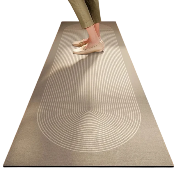 Weiche Küchenmatte 40 x 60 cm im japanischen Stil Rutschfeste, saugfähige Spülbeckenmatte Schnelltrocknend Leicht zu reinigen Einfache Handhabung 1