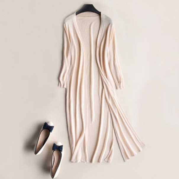 Weicher Damen-Cardigan creme S