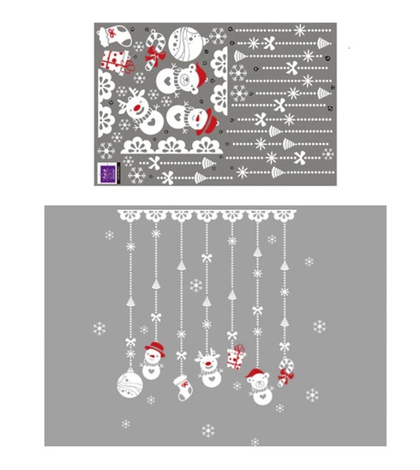 Weihnachtliche Fensterdekoration J3469 2