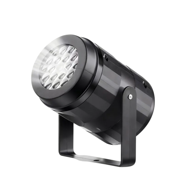 Weihnachtlicher Laserprojektor 10,6 x 7,5 cm LED Lichteffekt mit weißen Schneeflocken Außen- und Innendekoration für Weihnachten 1