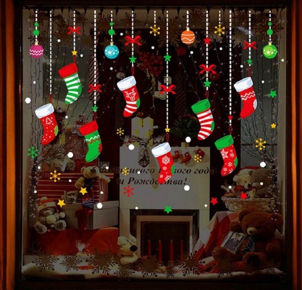 Weihnachts-Glasaufkleber 6