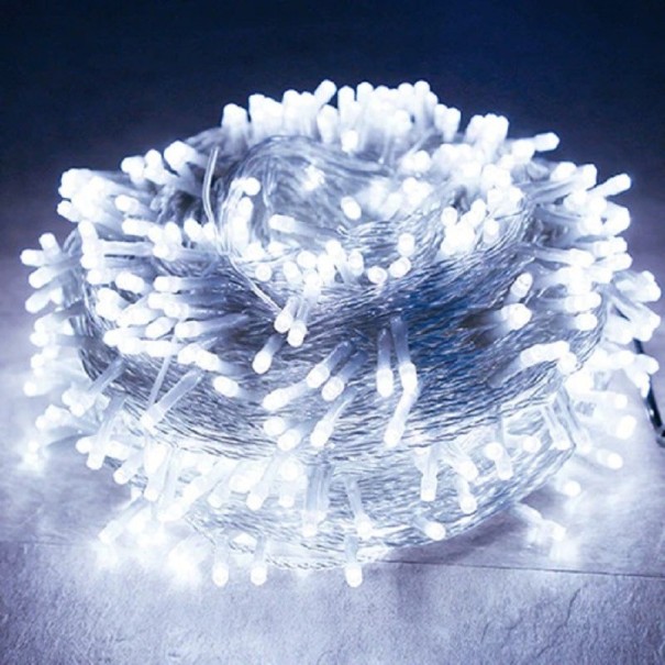 Weihnachts-LED-Kette 50 m weiß