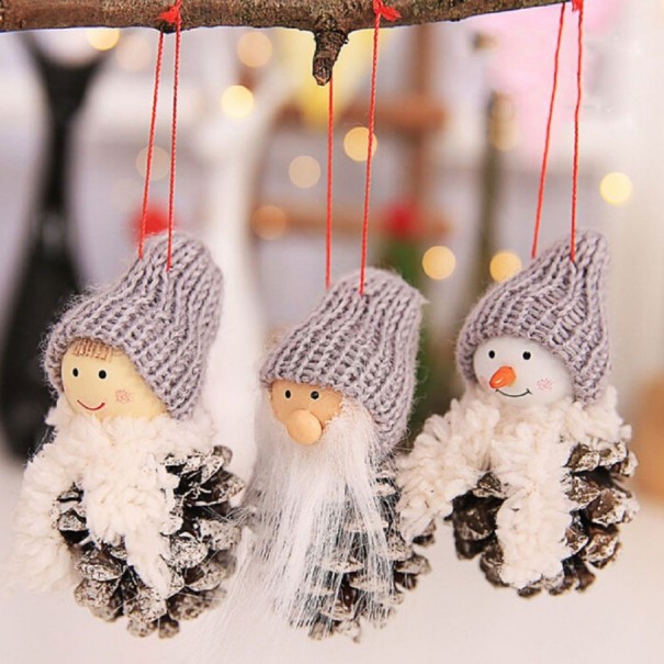 Weihnachtsdekoration 3-tlg 4