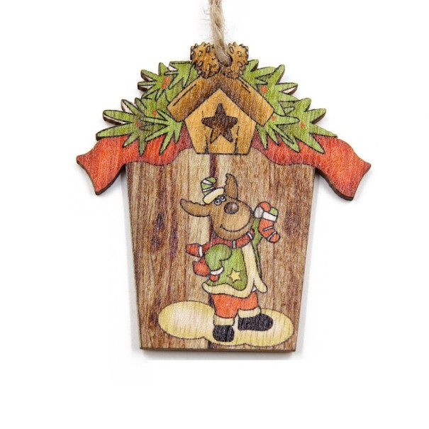 Weihnachtshüttendekoration 9-tlg 6