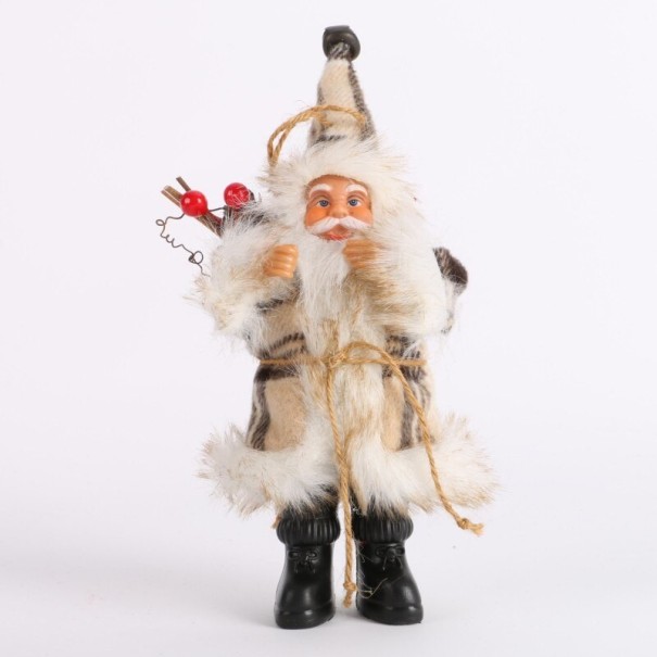 Weihnachtsmannfigur beige S