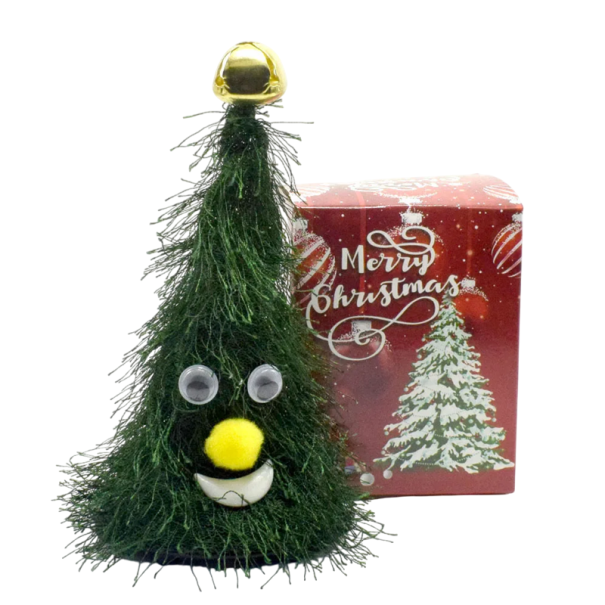 Weihnachtsornament in Form eines Tannenbaums 10 x 8 cm Dekorative hängende Dekoration für den Baum Glänzende Oberfläche Weihnachtsdekoration für das Innere 1