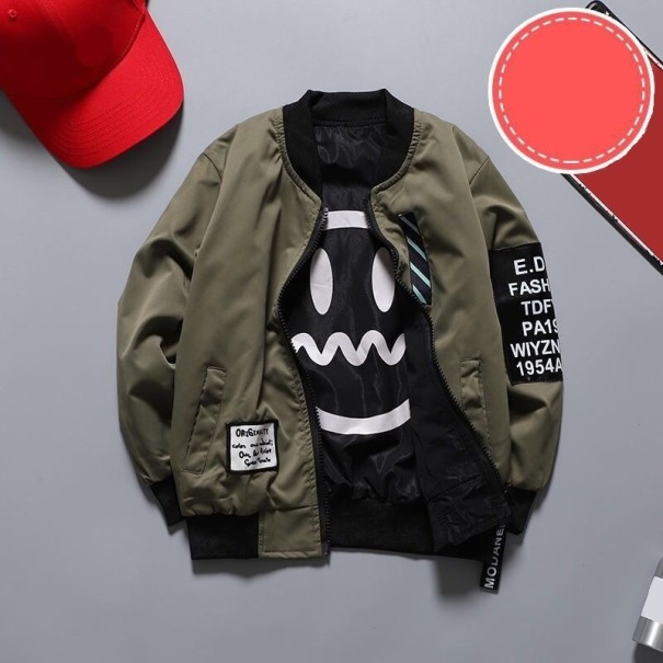 Wendejacke für Jungen L2053 armeegrün 14