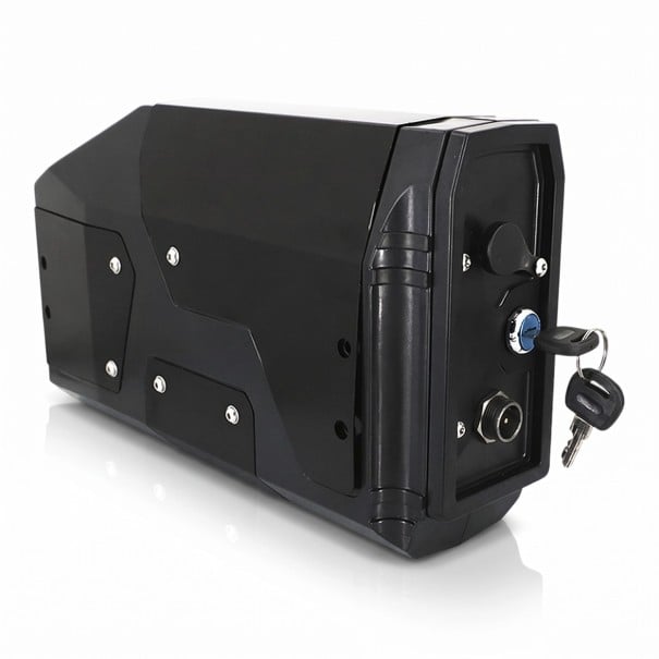 Werkzeugbox für Motorräder, abschließbar, mit Spritzwasserschutz, 4,2 l, Edelstahl und Kunststoff, für BMW R1200GS, R1250GS, F850GS schwarz