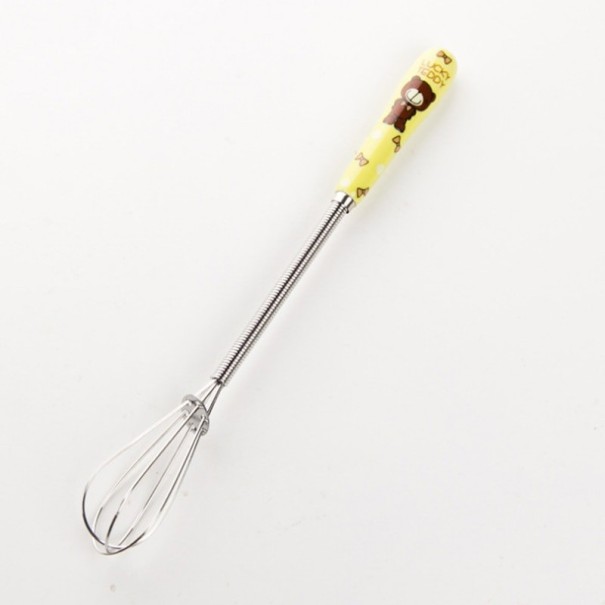 Whisk with Ceramic Handle yellow