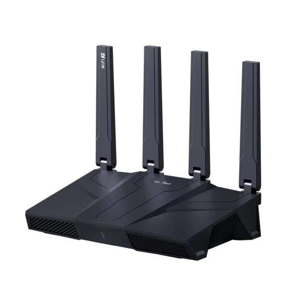 Wi-Fi 7 router GL.iNet Flint 3 GL-BE9300 třípásmový 5765 Mb/s 5x 2,5 Gb/s Ethernet porty USB 3.0 OpenWrt VPN černý pro domácnost i kancelář 1
