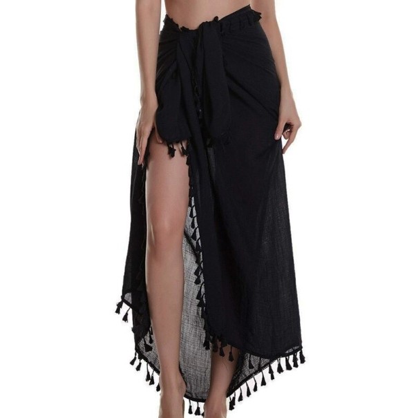 Wickelrock für Damen P737 schwarz