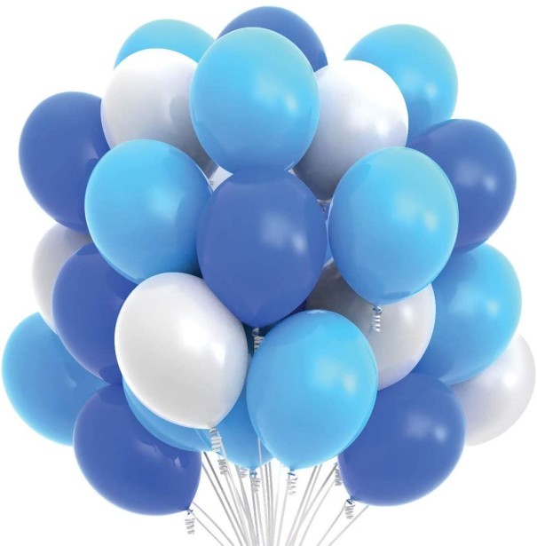 Wielokolorowe balony urodzinowe 25 cm 20 szt 3