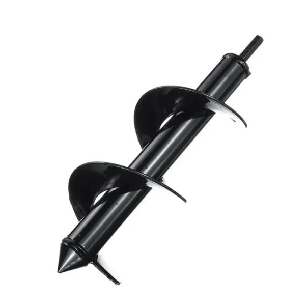Wiertło spiralne do ziemi 8x25 cm Stal węglowa Wiertło ziemne do słupków Elektryczne narzędzie do sadzenia roślin i cebulek Zestaw do wiercenia w ziemi 1