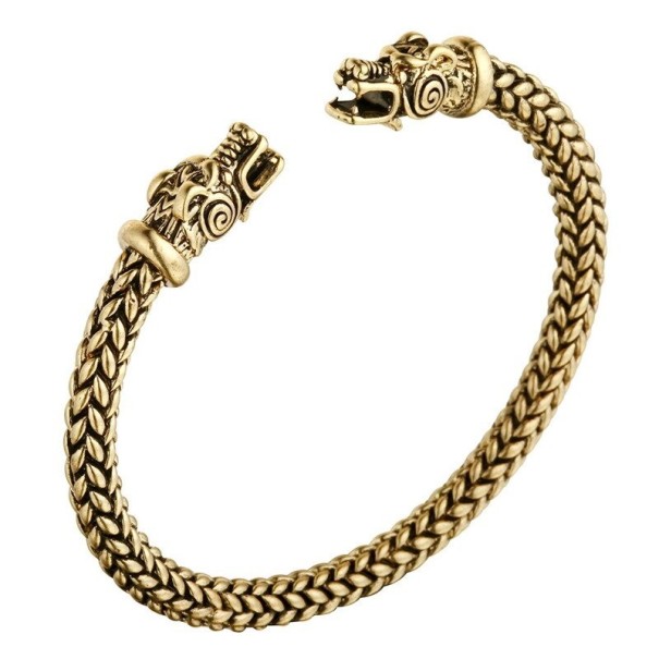 Wikinger-Armband für Herren golden 8