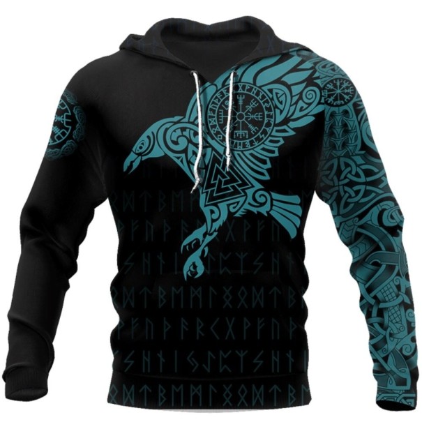 Wikinger-Sweatshirt für Herren blau XXS 1