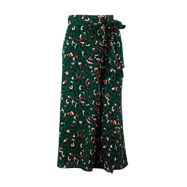 Wikkelrok met luipaardprint voor dames M