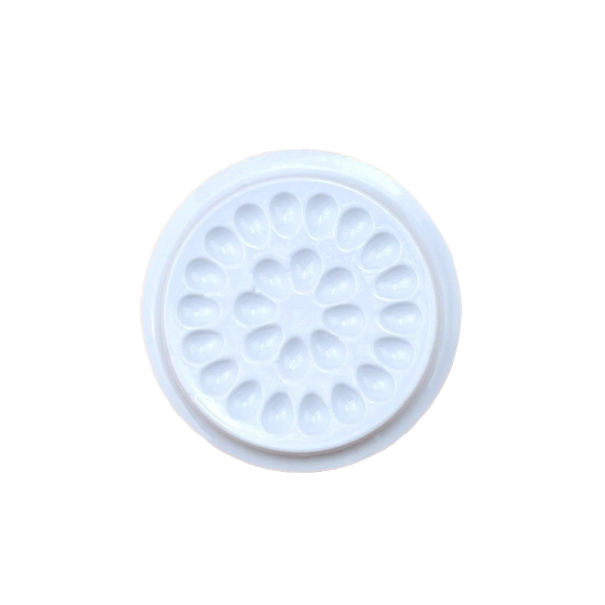Wimperlijmpalet 100 stuks wit