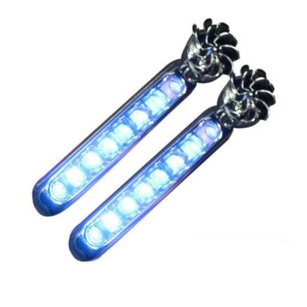 Windaangedreven LED-verlichting voor VW 2 stuks blauw