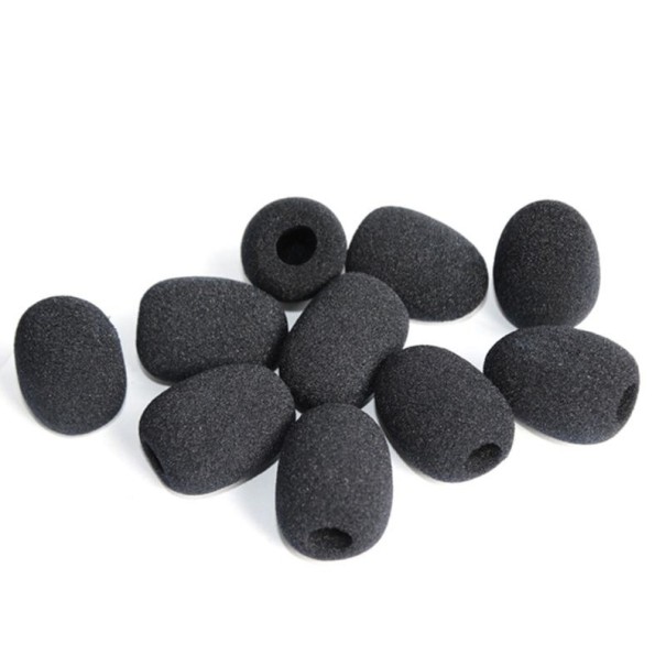 Windbescherming voor dasspeldmicrofoon 10 stuks S