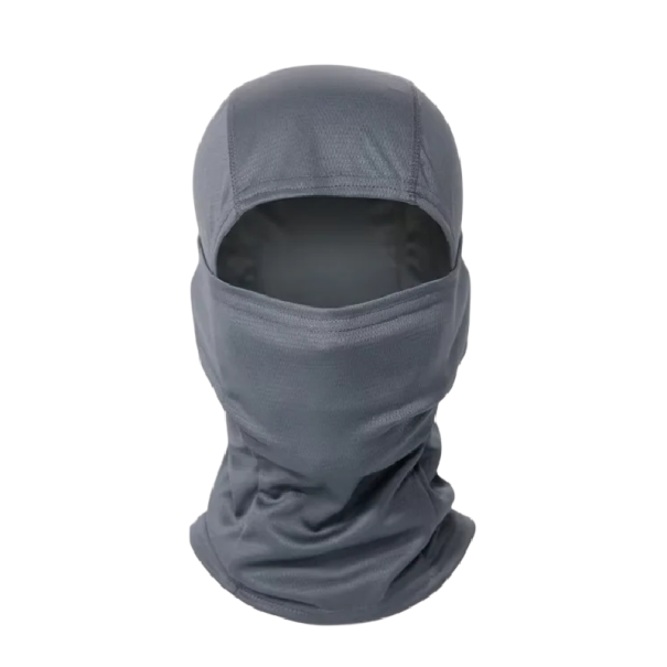 Windproof Balaclava 37 x 25 cm Polyester Balaclava for Cycling Hiking and Skiing Head and Face Protection during Sports grey