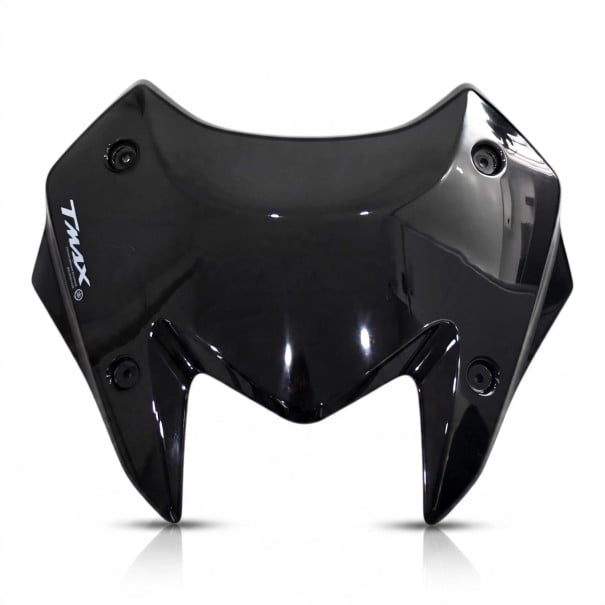Windschutzscheibe für Yamaha TMAX 560 Direkter Ersatz ohne Anpassungen 30 x 30 x 10 cm Robustes ABS-Kunststoff Für Maxi-Scooter schwarz