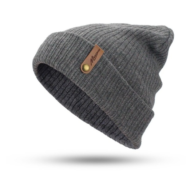 Winter gebreide muts