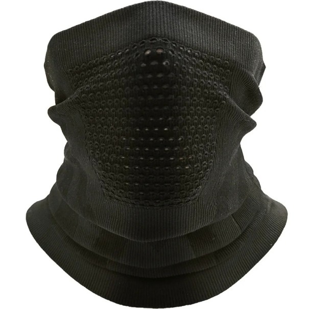 Winter-Kapuze 40 x 22 cm Unisex winddichte und elastische Maske aus Nylon und Spandex für Ski, Snowboard, Motorrad und Fahrrad in mehreren schwarz