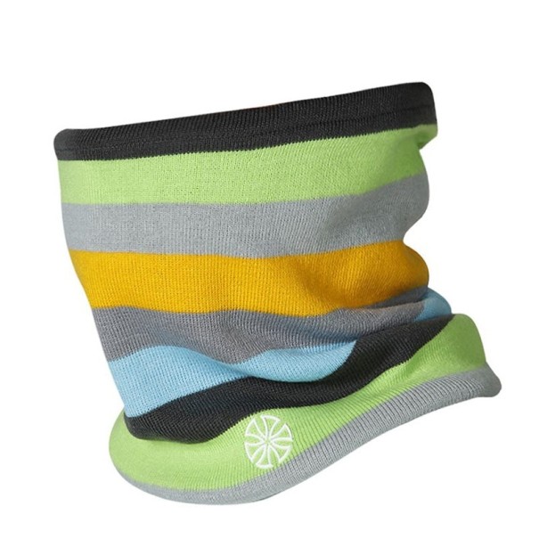 Winter Neck Warmer with Striped Pattern 1