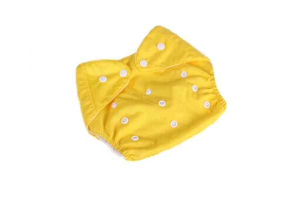 Winter Newborn Nappy Pants yellow