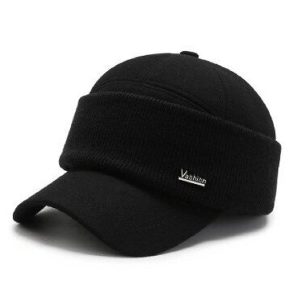 Wintercap für Herren schwarz