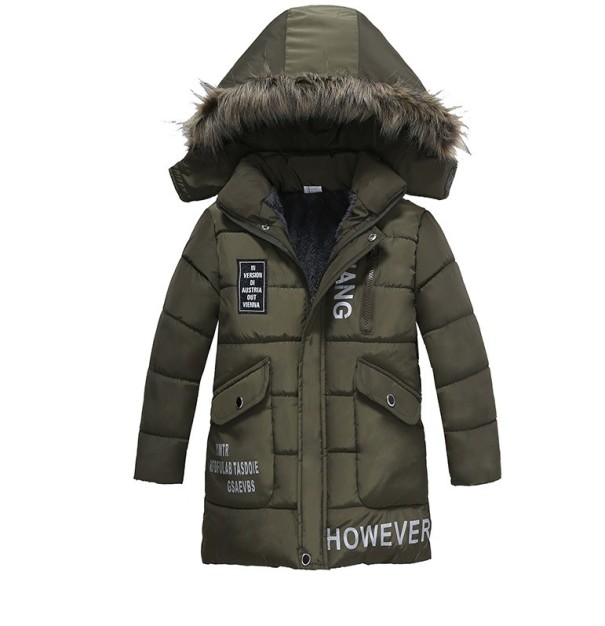 Winterjacke für Jungen A2857 grün 5
