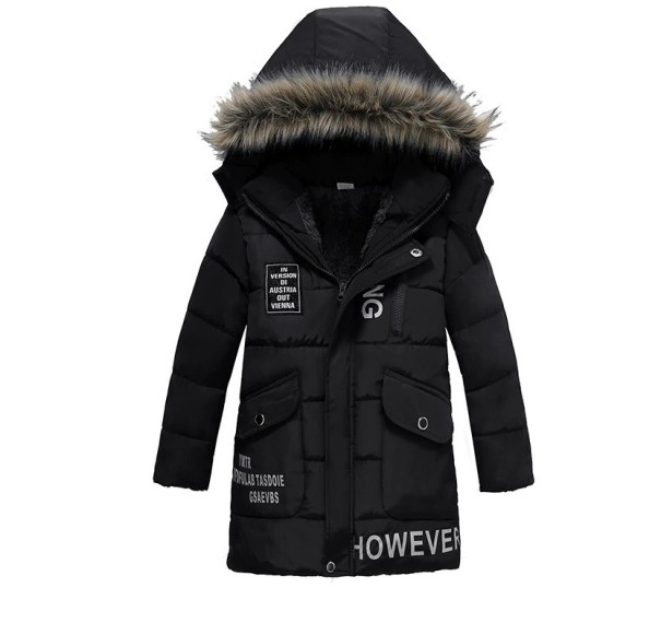 Winterjacke für Jungen A2857 schwarz 4