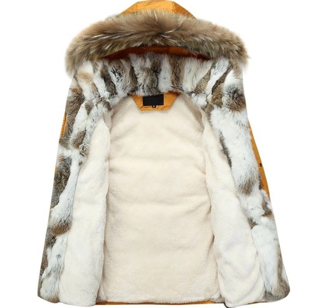 Winterjas met bont F1071