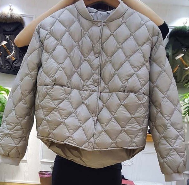 Winterjas voor dames grijs M