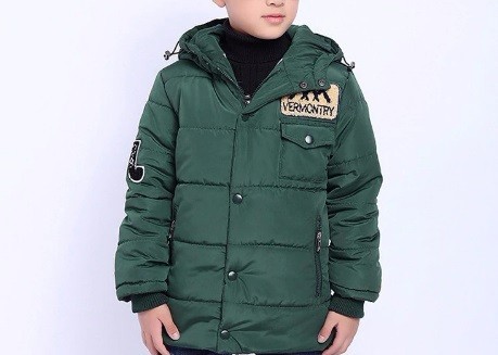 Winterjas voor jongens Josh J1937 groen 5