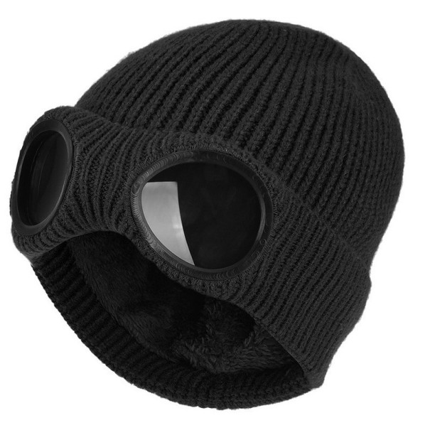 Wintermuts met bril zwart