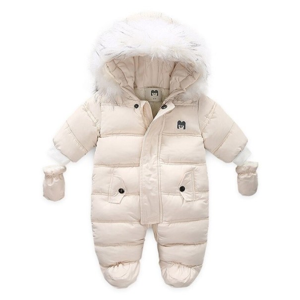 Winteroverall für Kleinkinder T2555 creme 6-9 Monate